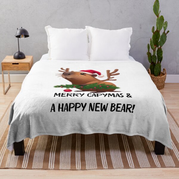 Item preview, Festive Capybara Christmas | Funny Holiday Art for a Cheerful Season designed and sold by MiszungART.
