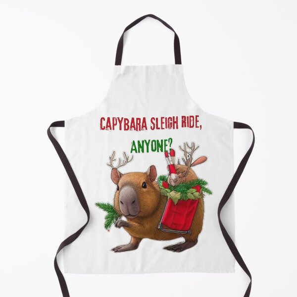 Item preview, Festive Capybara Christmas | Funny Holiday Art for a Cheerful Season designed and sold by MiszungART.