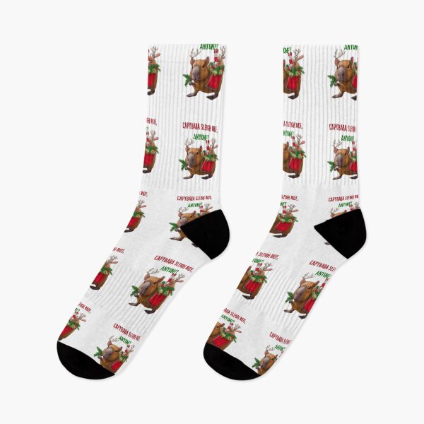 Item preview, Festive Capybara Christmas | Funny Holiday Art for a Cheerful Season designed and sold by MiszungART.