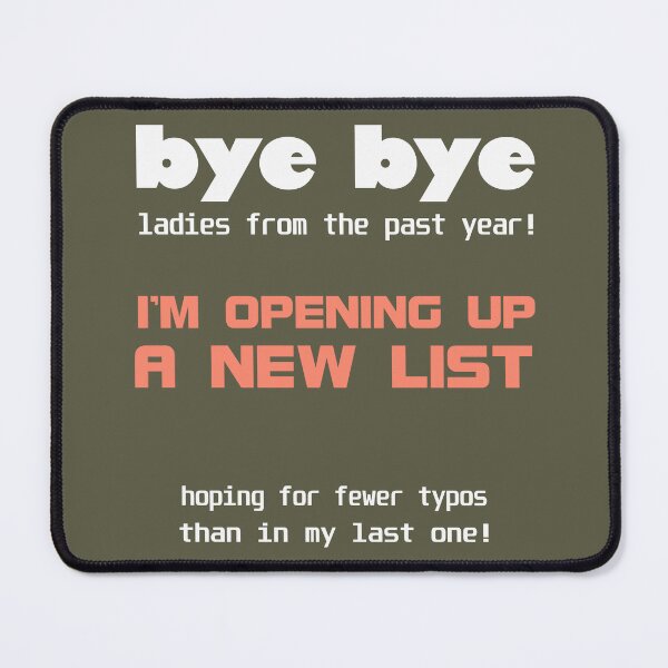 Item preview, New girl. Happy New Year. Party. Date. (dark olive green background) designed and sold by bekksa.
