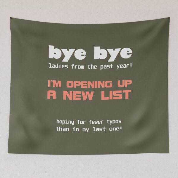 Item preview, New girl. Happy New Year. Party. Date. (dark olive green background) designed and sold by bekksa.