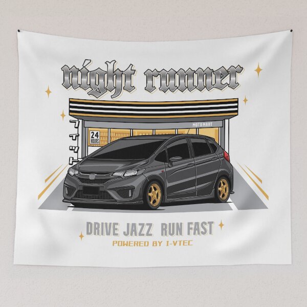 Item preview, Jazz Fit RS Vtec (Black for white shirt) designed and sold by pjrstudio.