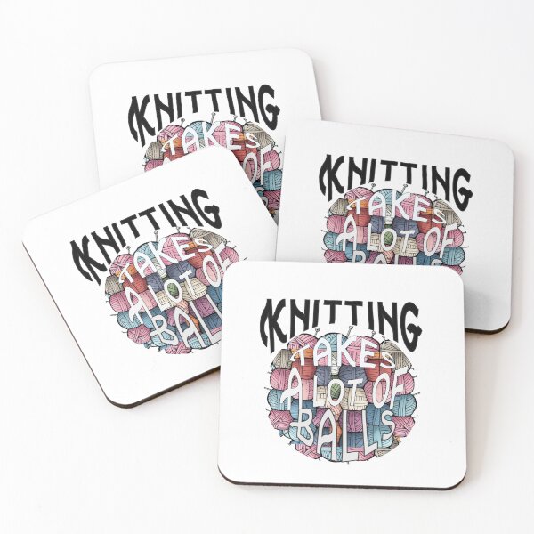 Item preview, Knitting takes balls designed and sold by KJGHeadRowdy.