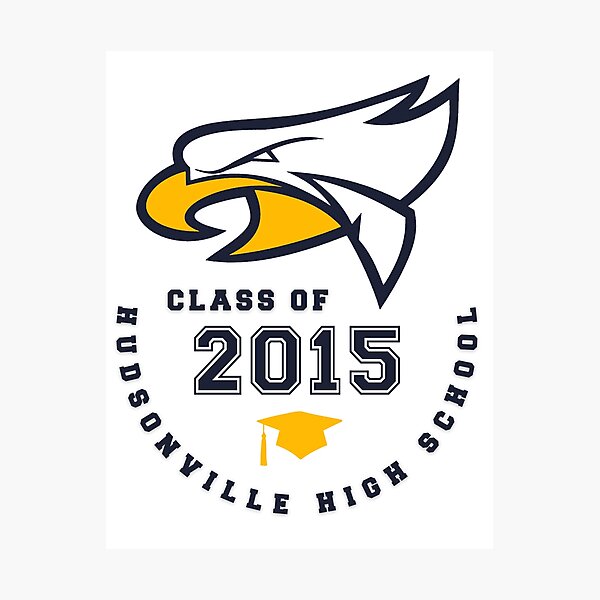 Item preview, HHS Eagle Grad Cap Tee designed and sold by HvilleEagles15.