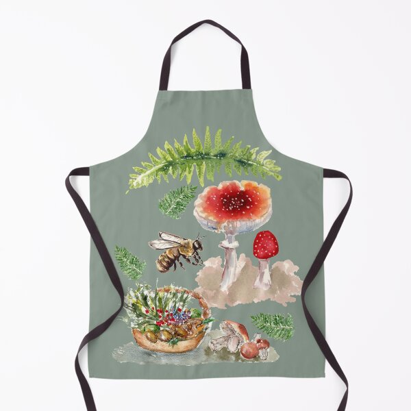 Item preview, Forest life, watercolour mushrooms designed and sold by TheArtOfNata.