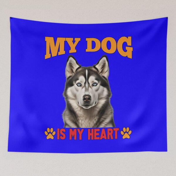 Item preview, Siberian Husky Dog Pet Owner Design My Dog Is My Heart Owner designed and sold by fantasticdesign.