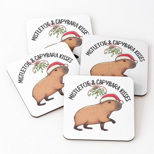 Item preview, Festive Capybara Christmas | Funny Holiday Art for a Cheerful Season designed and sold by MiszungART.