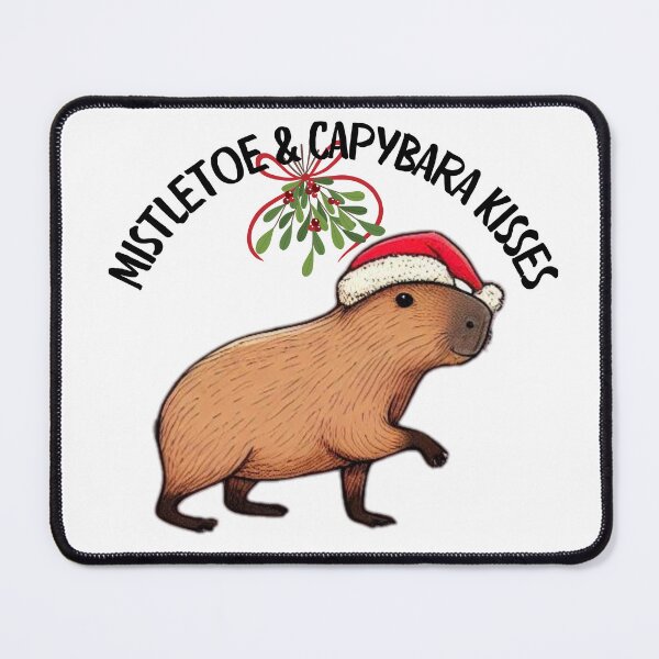 Item preview, Festive Capybara Christmas | Funny Holiday Art for a Cheerful Season designed and sold by MiszungART.