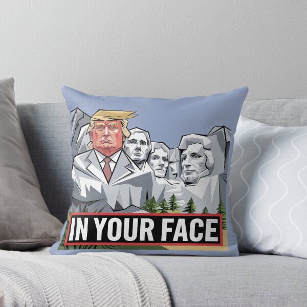Artikelvorschau, Lustiges Donald Trump-Gesicht auf Mount Rushmore entworfen und verkauft von Nature's Fancy.