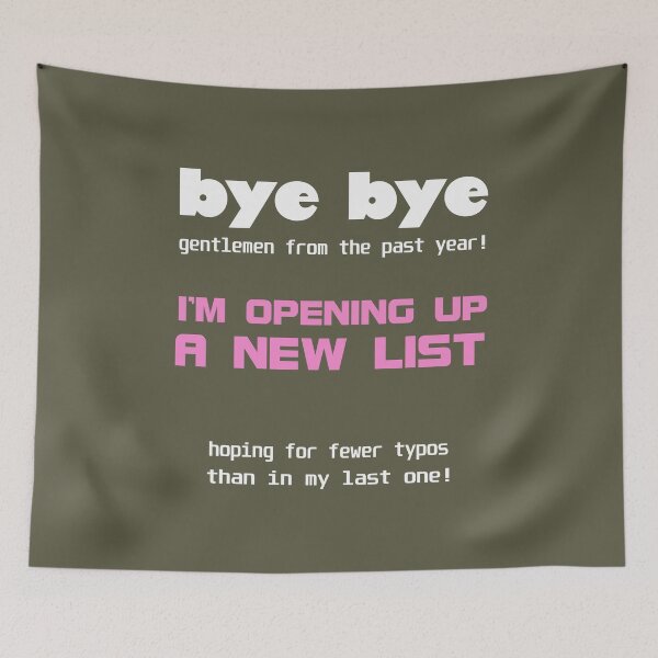 Item preview, New boy. Happy New Year. Party. Date. (dark olive green background) designed and sold by bekksa.