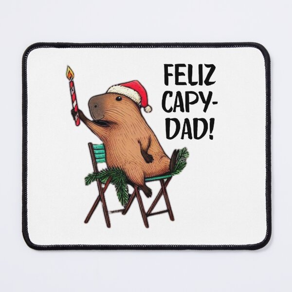 Item preview, Festive Capybara Christmas | Funny Holiday Art for a Cheerful Season designed and sold by MiszungART.