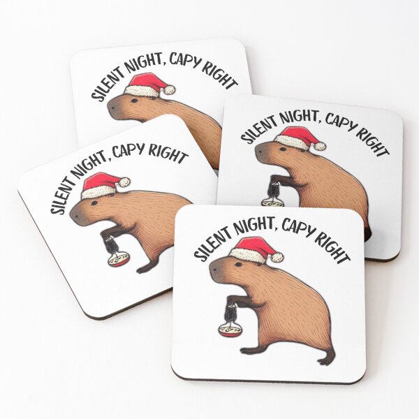 Item preview, Festive Capybara Christmas | Funny Holiday Art for a Cheerful Season designed and sold by MiszungART.