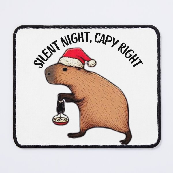 Item preview, Festive Capybara Christmas | Funny Holiday Art for a Cheerful Season designed and sold by MiszungART.