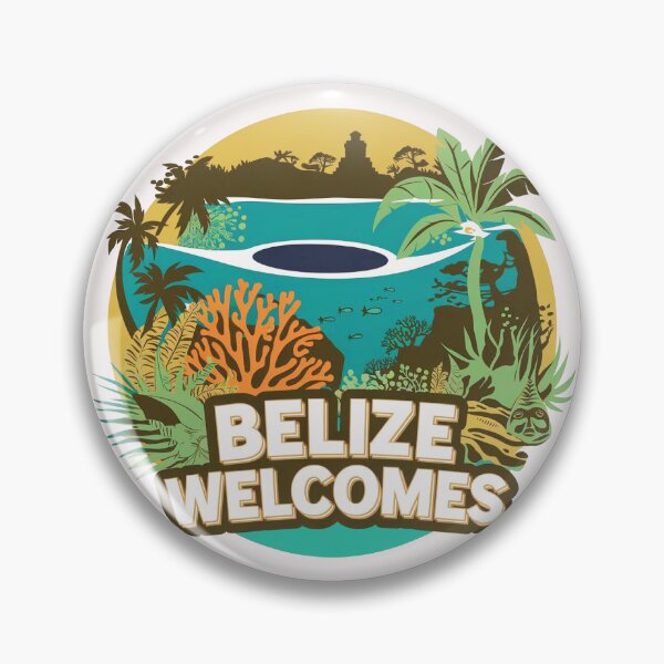 Item preview, Belize Welcomes Flag Map Culture designed and sold by AnimalsDH305.