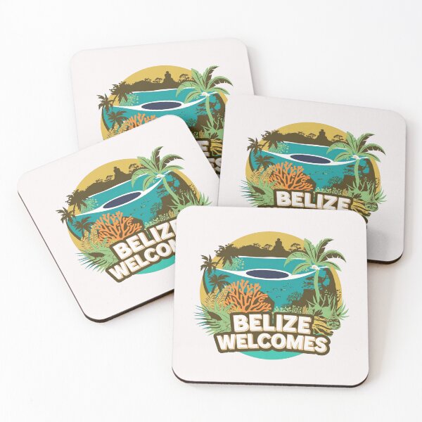 Item preview, Belize Welcomes Flag Map Culture designed and sold by AnimalsDH305.