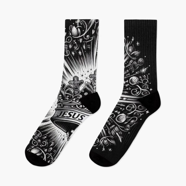 Item preview, Jesus is King Black and White designed and sold by Simplybe1.