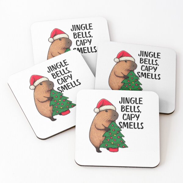 Item preview, Festive Capybara Christmas | Funny Holiday Art for a Cheerful Season designed and sold by MiszungART.