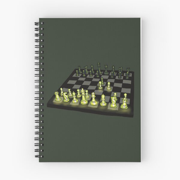 Item preview, Chess Gift, Queen’s Gambit Opening Move, Chess Board with Glowing Pieces designed and sold by mermaidronnie.