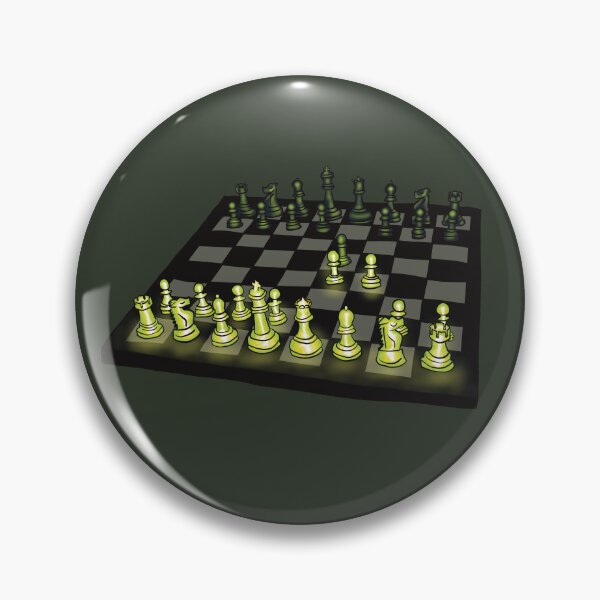 Item preview, Chess Gift, Queen’s Gambit Opening Move, Chess Board with Glowing Pieces designed and sold by mermaidronnie.