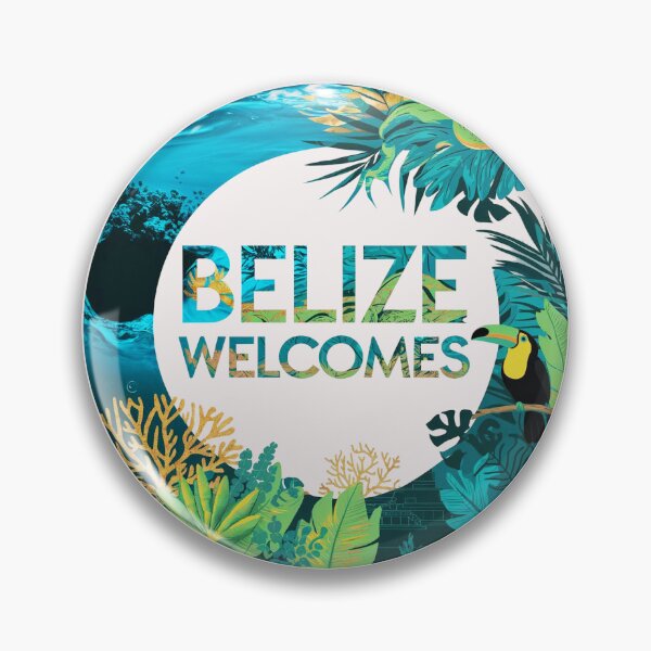 Item preview, Belize Welcomes Flag Map Culture designed and sold by AnimalsDH305.