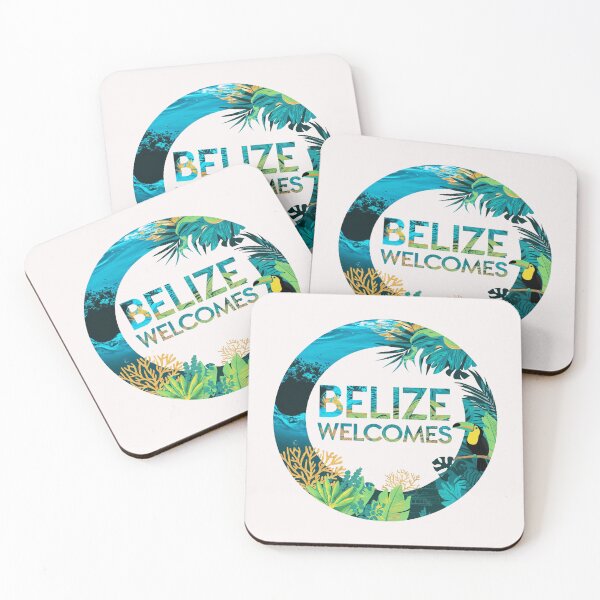 Item preview, Belize Welcomes Flag Map Culture designed and sold by AnimalsDH305.