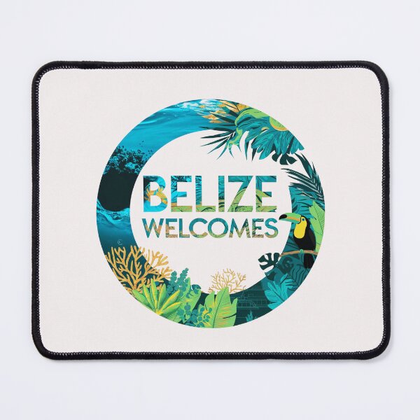 Item preview, Belize Welcomes Flag Map Culture designed and sold by AnimalsDH305.
