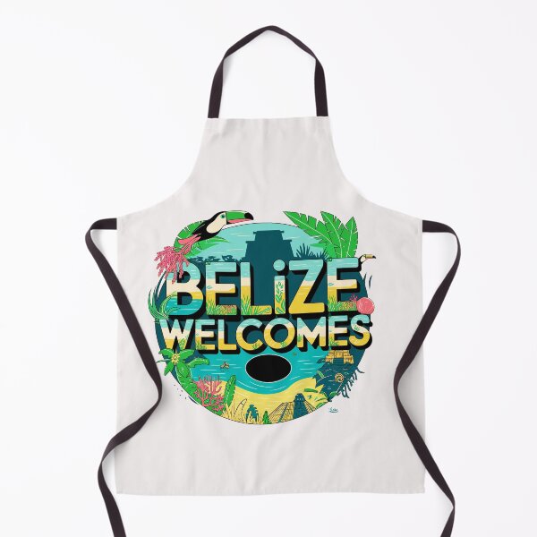 Item preview, Belize Welcomes Flag Map Culture designed and sold by AnimalsDH305.