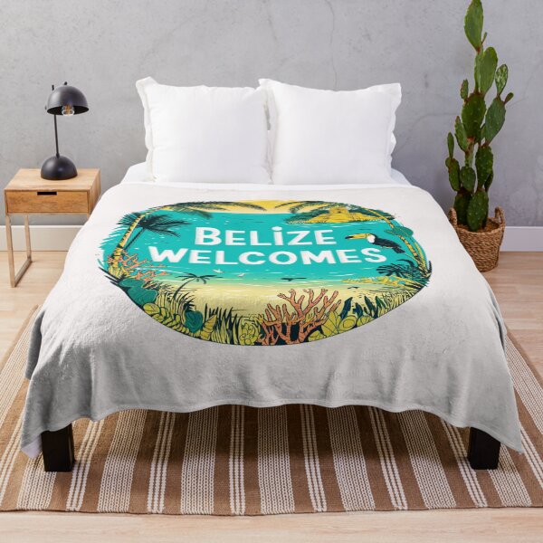 Item preview, Belize Welcomes Flag Map Culture designed and sold by AnimalsDH305.