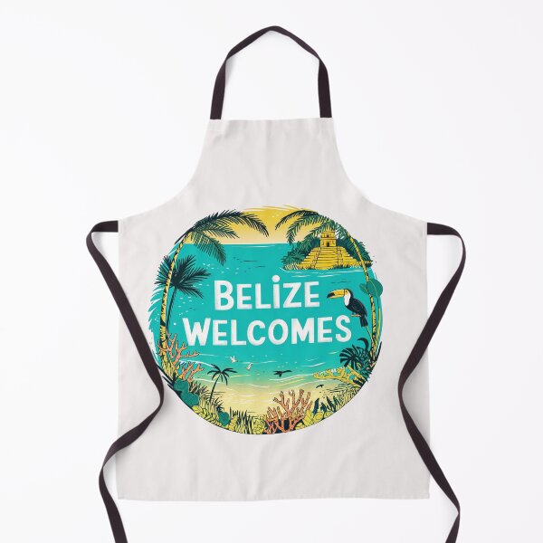 Item preview, Belize Welcomes Flag Map Culture designed and sold by AnimalsDH305.