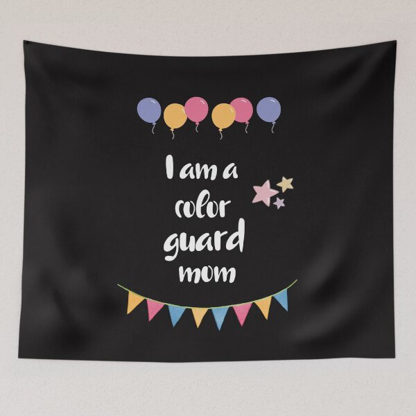Item preview,  I am a color guard mom  designed and sold by FringuesFun.