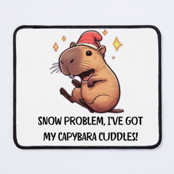 Item preview, Festive Capybara Christmas | Funny Holiday Art for a Cheerful Season designed and sold by MiszungART.