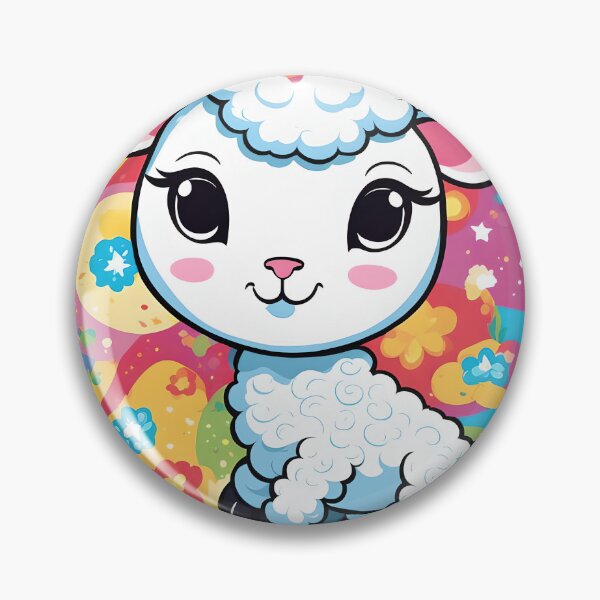 Item preview, Cute lamb on a colorful background designed and sold by lalylaura.