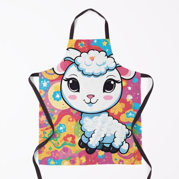 Item preview, Cute lamb on a colorful background designed and sold by lalylaura.
