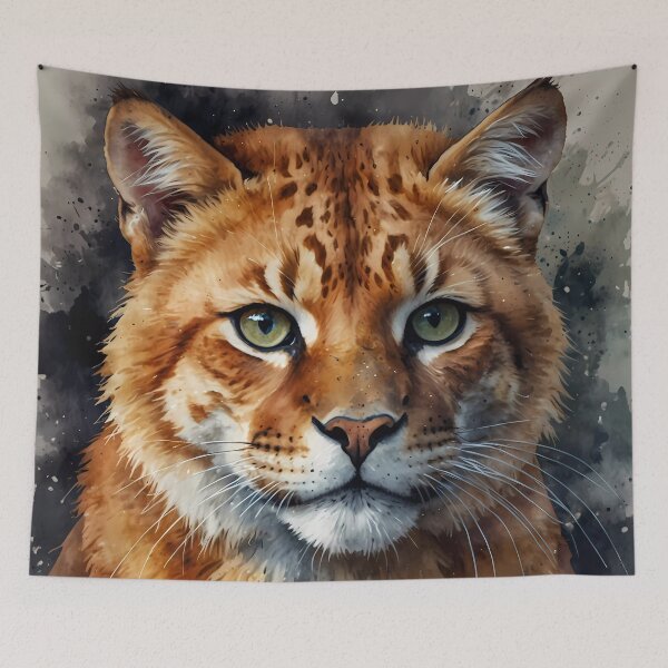 Item preview, Majestic Wildcat Portrait designed and sold by Vitalka-uk.