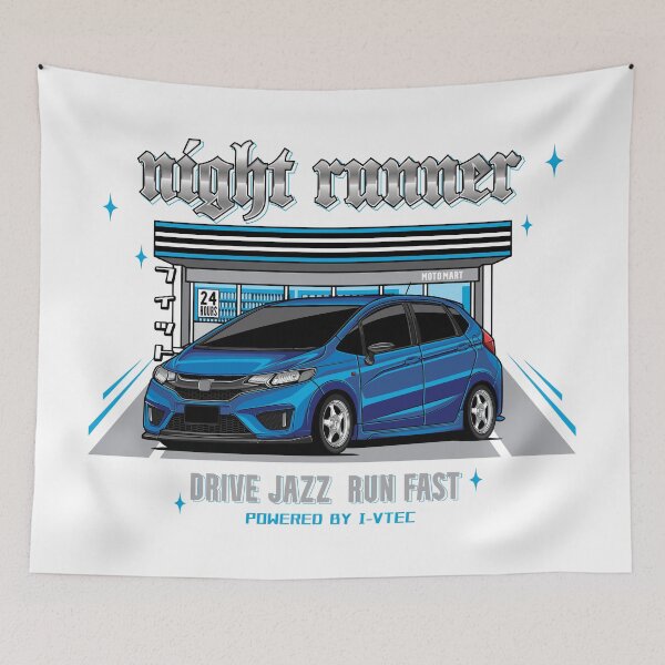 Item preview, Jazz Fit RS Vtec (Blue for white shirt) designed and sold by pjrstudio.