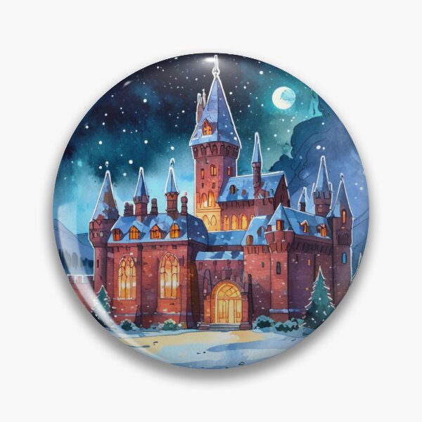 Item preview, Magical Winter Castle Sticker designed and sold by pelzolga.