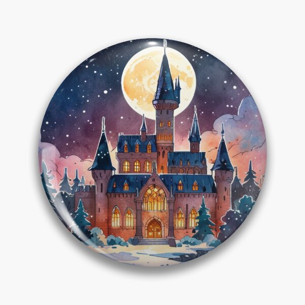 Item preview, Magical Winter Castle Sticker designed and sold by pelzolga.