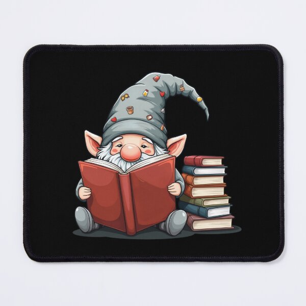 Item preview, gnome with books designed and sold by jkrphoto.