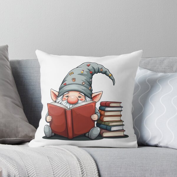 Item preview, gnome with books designed and sold by jkrphoto.