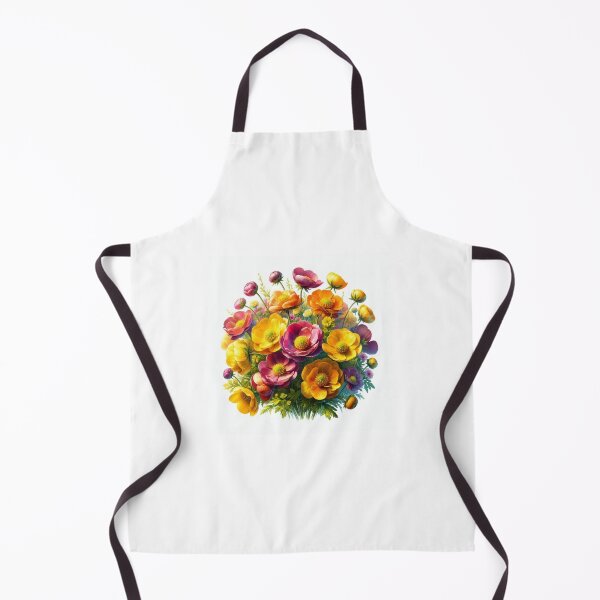 Item preview, Beautiful bouquet of colorful buttercups designed and sold by nicnacc.