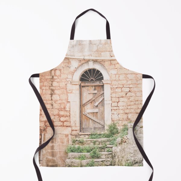 Item preview, Puglia, Italy I Forbidden door in abandoned destroy wood of authentic architectural urbex building to the retro vintage pastel orange aesthetic of a Mediterranean countryside village in Baroque period designed and sold by Julie Travel Photography.