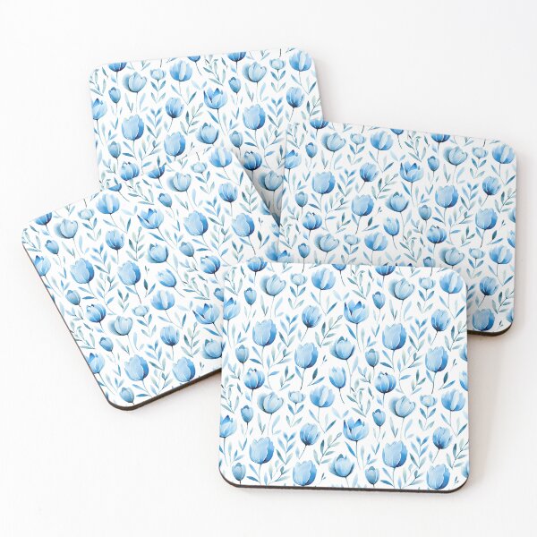 Item preview, Tulip Blossoms in Blue designed and sold by Yumicrafts.