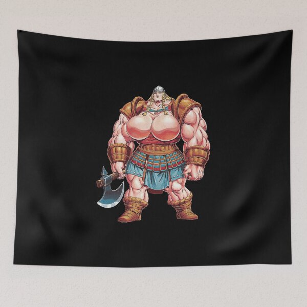 Item preview, Strong Viking Woman Warrior with Axe - Unique Medieval Character Design designed and sold by love3617.