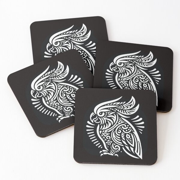 Item preview, Tribal Cockatoo Bird Art designed and sold by DrawHandArt.