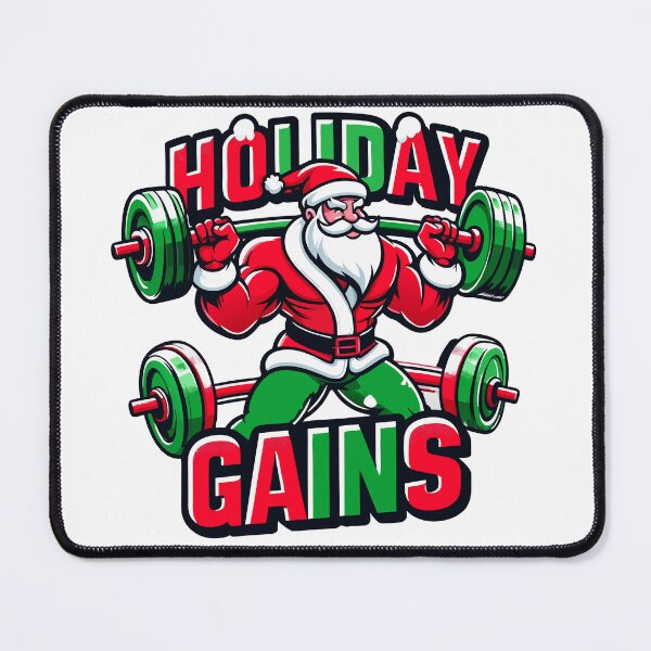Item preview, Santa's Holiday Lifting Crew designed and sold by Meme-shirt.