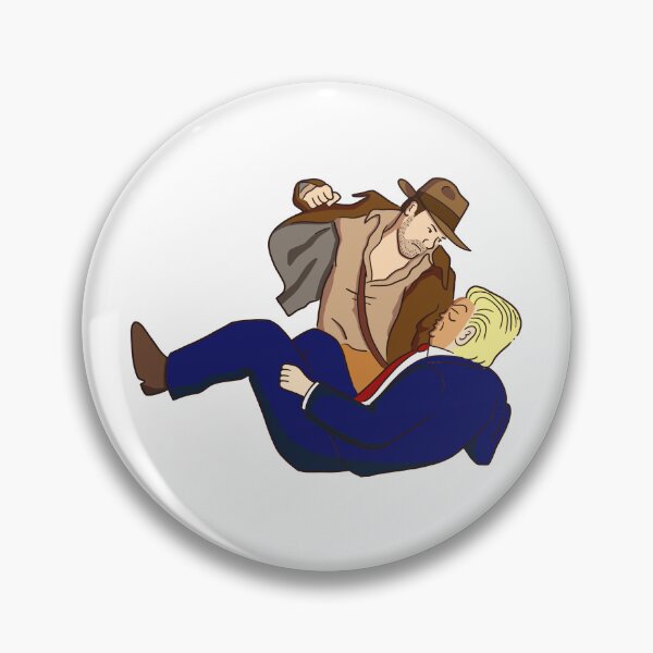 Item preview, Archaeologist vs. Blonde Politician designed and sold by AJ "The Maverick" Boulund.