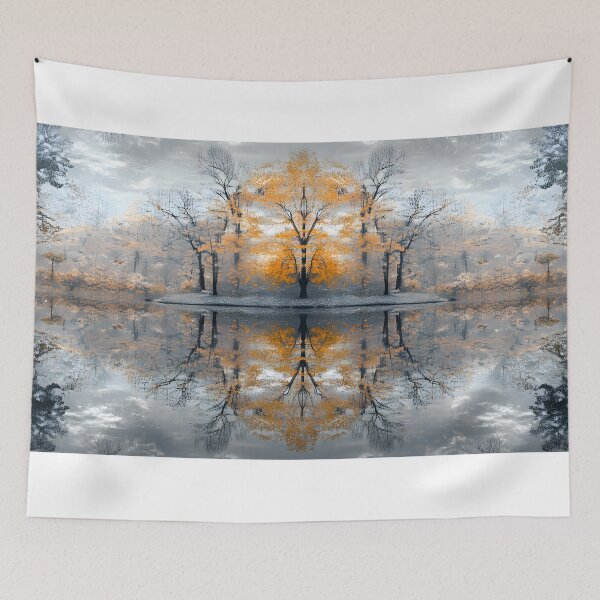 Item preview, Autumn's Reflection designed and sold by AI-Only Creations.