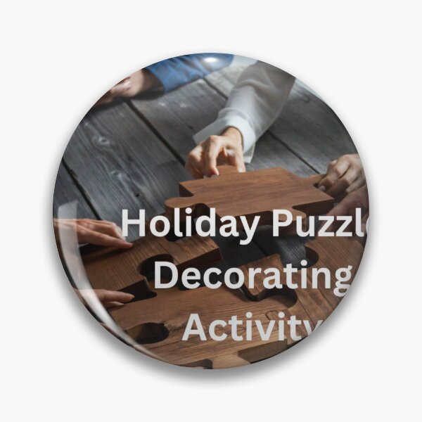 Item preview, Holiday Puzzle Decorating Activity designed and sold by CUTESTUFFnow.