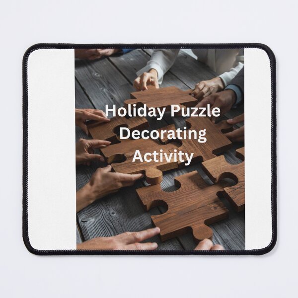 Item preview, Holiday Puzzle Decorating Activity designed and sold by CUTESTUFFnow.