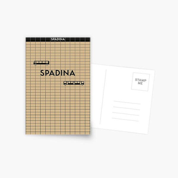 SPADINA Subway Station Postcard
